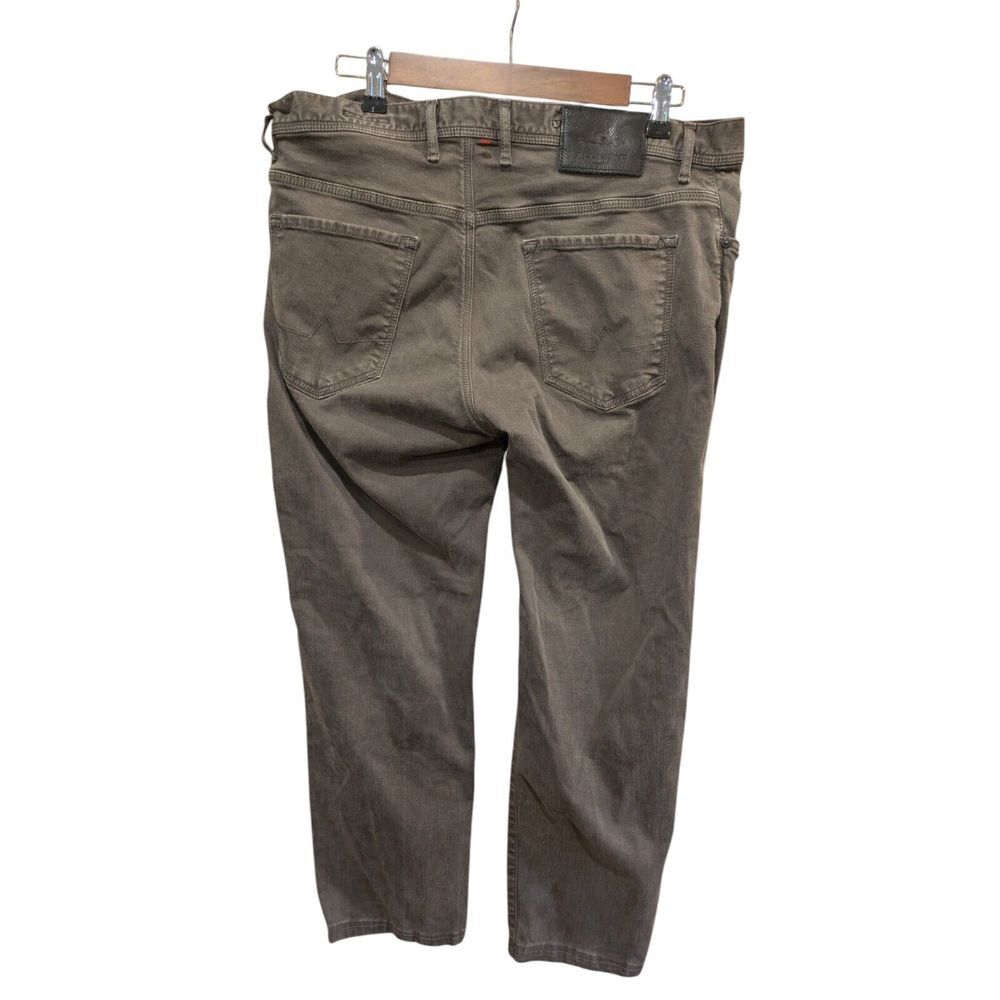 Alberto T400 Stone‎ Modern Fit Jeans Men's 36x28 Stretch Light Wash Denim - Picture 2 of 3